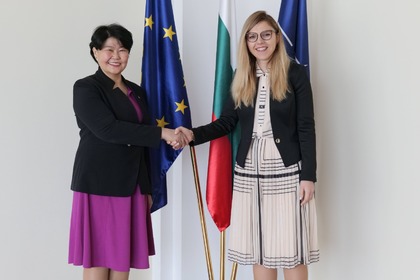 Deputy Minister Velislava Petrova received the Ambassador of Mongolia to Bulgaria